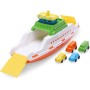 Toyland® 39cm (15") Ferry Colorido de con Rampas Móviles y 4 Minicoches - Juguete Acuático Flotante para Niños - Juguetes para