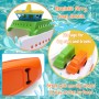 Toyland® 39cm (15") Ferry Colorido de con Rampas Móviles y 4 Minicoches - Juguete Acuático Flotante para Niños - Juguetes para