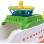 Toyland® 39cm (15") Ferry Colorido de con Rampas Móviles y 4 Minicoches - Juguete Acuático Flotante para Niños - Juguetes para