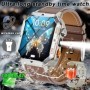 Para HUAWEI linterna LED reloj inteligente al aire libre pantalla HD d