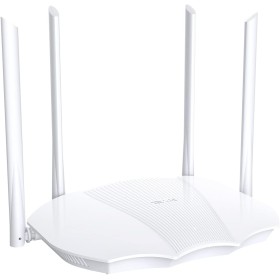 Tenda Router WiFi 6 AX3000, Doble Banda 2.4GHz/5GHz, Puerto LAN/WAN Gigabit, 4 Antenas de 6dBi, Dual-Core 1.6 GHz CPU, Router