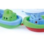 Lena 65470 Plástica Agua Divertida Barcos 3-Piezas Set por 1+ Año Niños, Multicolor