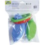 Lena 65470 Plástica Agua Divertida Barcos 3-Piezas Set por 1+ Año Niños, Multicolor
