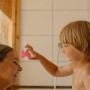 2 Juegos para Niños de Juguete de Baño de Pesca Peces de Colores Artificiales de Acuario Peces Flotantes Falsos con Red de