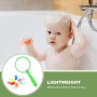2 Juegos para Niños de Juguete de Baño de Pesca Peces de Colores Artificiales de Acuario Peces Flotantes Falsos con Red de
