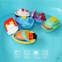 Juguetes de baño(6PCS), Juguetes del Barco de la bañera Juguetes para el baño Suave, Juguetes para el Agua de Aprendizaje de la