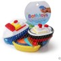 Juguetes de baño(6PCS), Juguetes del Barco de la bañera Juguetes para el baño Suave, Juguetes para el Agua de Aprendizaje de la