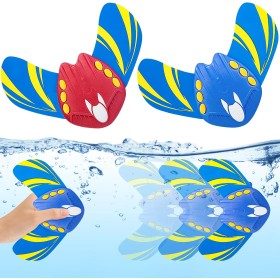 2 Piezas Juego Piscina Juguet, Juguete de Peces Submarinos con Alas Ajustables, Juguetes para Piscinas, Bañera, Aguas Al Aire