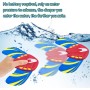 2 Piezas Juego Piscina Juguet, Juguete de Peces Submarinos con Alas Ajustables, Juguetes para Piscinas, Bañera, Aguas Al Aire