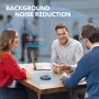 Anker PowerConf Altavoces Bluetooth para conferencias con 6 micrófonos Integrados, grabación de Sonido Mejorada, 24 Unidades