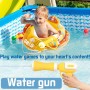 Natación Barca Hinchable Nadar Entrenador Trae Pistola Agua, Asiento de natación Inflable, Flotador de Natación para Bebé,