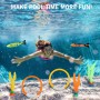 Juguete de Buceo para Niños, 11 Piezas Juegos Piscina Niños, Juguetes para Niños de 4 a 12 años, Juego de Buceo Submarino