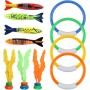 Juguete de Buceo para Niños, 11 Piezas Juegos Piscina Niños, Juguetes para Niños de 4 a 12 años, Juego de Buceo Submarino
