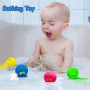 Juego de 4 Globos de Agua de Pulpo, Juguete de Baño para Bebés, Juguetes de Piscina para Niños, Rellenos de Bolsas de Fiesta de