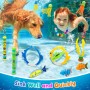 39pcs, Juguetes de Buceo, Juegos para Nadar bajo el Agua. Conjunto de Entrenamiento para Piscina, Natación Subacuática, Verano,