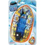 Océano de Deluxebase. Juguetes de baño de Cuerda. Divertido Barco de Patrulla de Rescate con un Motor de Cuerda fácil de Usar y