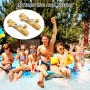 Juguetes Inflables de Fila Flotante, 4 Piezas Juego de Troncos Inflables, Juguetes Inflables para Piscina, Flotador Inflable