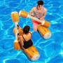 Juguetes Inflables de Fila Flotante, 4 Piezas Juego de Troncos Inflables, Juguetes Inflables para Piscina, Flotador Inflable