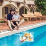 Barco Teledirigido, Lancha Teledirigida con Luz y Función Pulverización, Barcos RC de 2,4 GHz para Piscinas y Lagos,