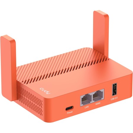 Cudy Enrutador De Viaje Wi-Fi De Bolsillo AC1200, Extensor/Repetidor para Hotel y Red Pública, WISP, Cliente y Servidor VPN,