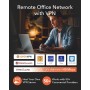 Cudy Enrutador De Viaje Wi-Fi De Bolsillo AC1200, Extensor/Repetidor para Hotel y Red Pública, WISP, Cliente y Servidor VPN,