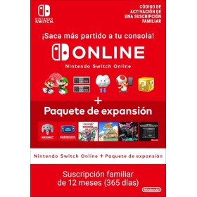 Nintendo Switch Online + Paquete de expansión (Suscripción familiar) - Standard | Nintendo Switch - Código de descarga