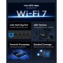 Cudy BE3600 Router WiFi 7 De Doble Banda, 2,5 Gbps WAN Puerto, MU-MIMO, OFDMA, Conectividad Multigig, App Control, Mesh, VPN,