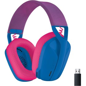 Logitech G G435 Auriculares Inalámbricos LIGHTSPEED para Gaming, Ligeros, micrófono Integrado, Batería de 18 Horas, Compatibles