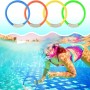 Juguetes para Nadar Bajo Agua, Juguetes de Buceo, Juguete Acuático para Piscina​, 4PCS Anillos de Buceo y 3PCS Pulpos de Buceo