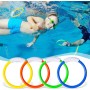 Juguetes para Nadar Bajo Agua, Juguetes de Buceo, Juguete Acuático para Piscina​, 4PCS Anillos de Buceo y 3PCS Pulpos de Buceo