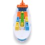 Toyland® 41cm (16") Barco de Carga Colorido de con Puertas Móviles, Grúa y 6 Contenedores de Plástico - Juguete Acuático