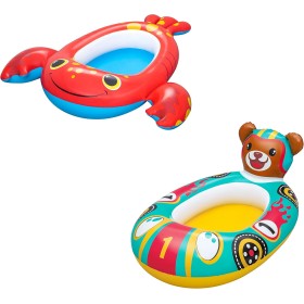 BESTWAY Barca Hinchable Infantil Diseños Surtidos Langosta y Oso Multicolor