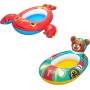 BESTWAY Barca Hinchable Infantil Diseños Surtidos Langosta y Oso Multicolor