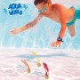 COLORBABY 49536, Set juguetes buceo 17 piezas, CB Toys, Juegos para bucear en el agua, Incluye 4 palos, 4 aros, 4 tiburones, 3