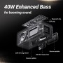 BOGASING Altavoz Bluetooth 5.3 Potente M5, 40W Graves Potentes con Sonido, 30H de Reproducción, IPX7, Altavoces Portátil