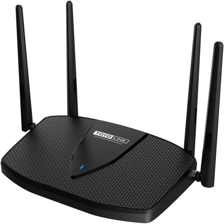 Totolink X5000R Router WiFi 6 WLAN AX1800 Dual Band 2.4 GHz y 5 GHz (WPA3, MU-MIMO, OPENWRT, OFDMA, IPv6, QoS, 4X GIGABIT LAN