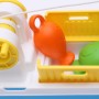 Toyland® 40cm (16") Barco de Pesca Colorido de con Puertas Móviles Anzuelo de Pesca y Peces de Plástico - Juguete Flotante de