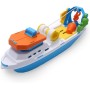 Toyland® 40cm (16") Barco de Pesca Colorido de con Puertas Móviles Anzuelo de Pesca y Peces de Plástico - Juguete Flotante de