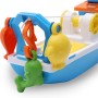 Toyland® 40cm (16") Barco de Pesca Colorido de con Puertas Móviles Anzuelo de Pesca y Peces de Plástico - Juguete Flotante de