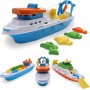 Toyland® 40cm (16") Barco de Pesca Colorido de con Puertas Móviles Anzuelo de Pesca y Peces de Plástico - Juguete Flotante de