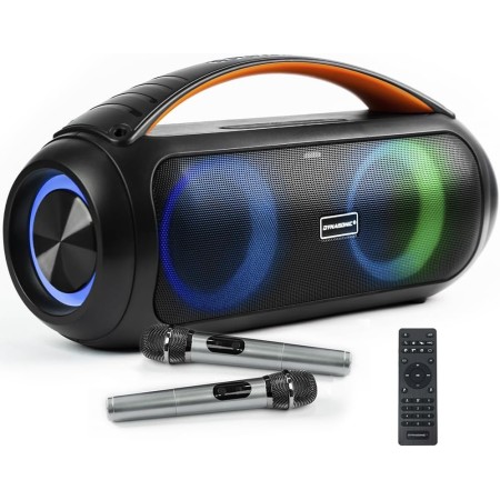 DYNASONIC D93 Altavoz Bluetooth portatil IPX5 Waterproof. Altavoz Exterior inalambrico. Wireless Stereo. Reproductor de Sonido