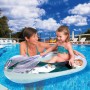 Mondo Toys - FROZEN Boat INFLATED BASE - Barca hinchable para bebé – Flotante 112 cm Ideal para niño/niña - 16925