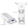 Tenda-Punto de Acceso WiFi O3, Alcance 5Km, Antenas de 12dBi, Modo WIS