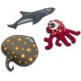 Buitenspeel-GA388 Oktopus Set 3 Animales Buceo, Colores Variados, 21 × 2.5 × 14 cm (XRT-GA388)