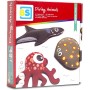 Buitenspeel-GA388 Oktopus Set 3 Animales Buceo, Colores Variados, 21 × 2.5 × 14 cm (XRT-GA388)
