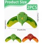 2 pcs Juego Piscina Juguet Grandes, Juguete de Peces Submarinos con Alas Ajustables, Juguetes Son Adecuados Para Cursos de