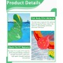 2 pcs Juego Piscina Juguet Grandes, Juguete de Peces Submarinos con Alas Ajustables, Juguetes Son Adecuados Para Cursos de