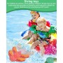 2 pcs Juego Piscina Juguet Grandes, Juguete de Peces Submarinos con Alas Ajustables, Juguetes Son Adecuados Para Cursos de