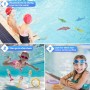 Juguete de Buceo, 19 Piezas Juguetes de Buceo en Piscina, Juguetes de Buceo Subacuáticos, Juguetes de Piscina Buceo en Piscina