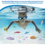 Juguete de Buceo, 19 Piezas Juguetes de Buceo en Piscina, Juguetes de Buceo Subacuáticos, Juguetes de Piscina Buceo en Piscina